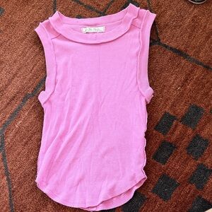 We The Free Pink Sleeveless Tank Top